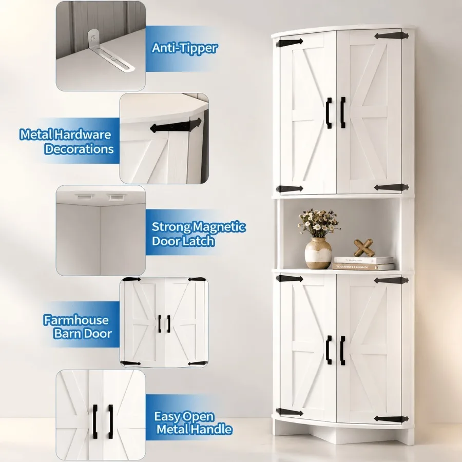 64.8 Tall Corner Cabinet with  - Kitchen review and price