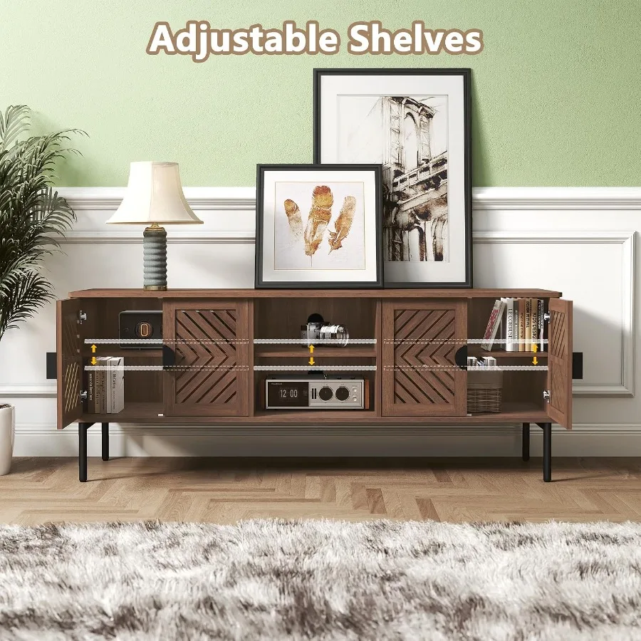 63 TV Stand for Living Room, E - Storage & Organization review and price