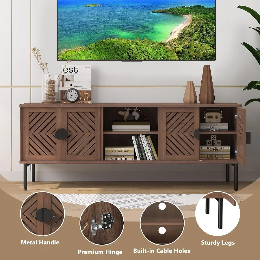 63 TV Stand for Living Room, E - Storage & Organization review and price
