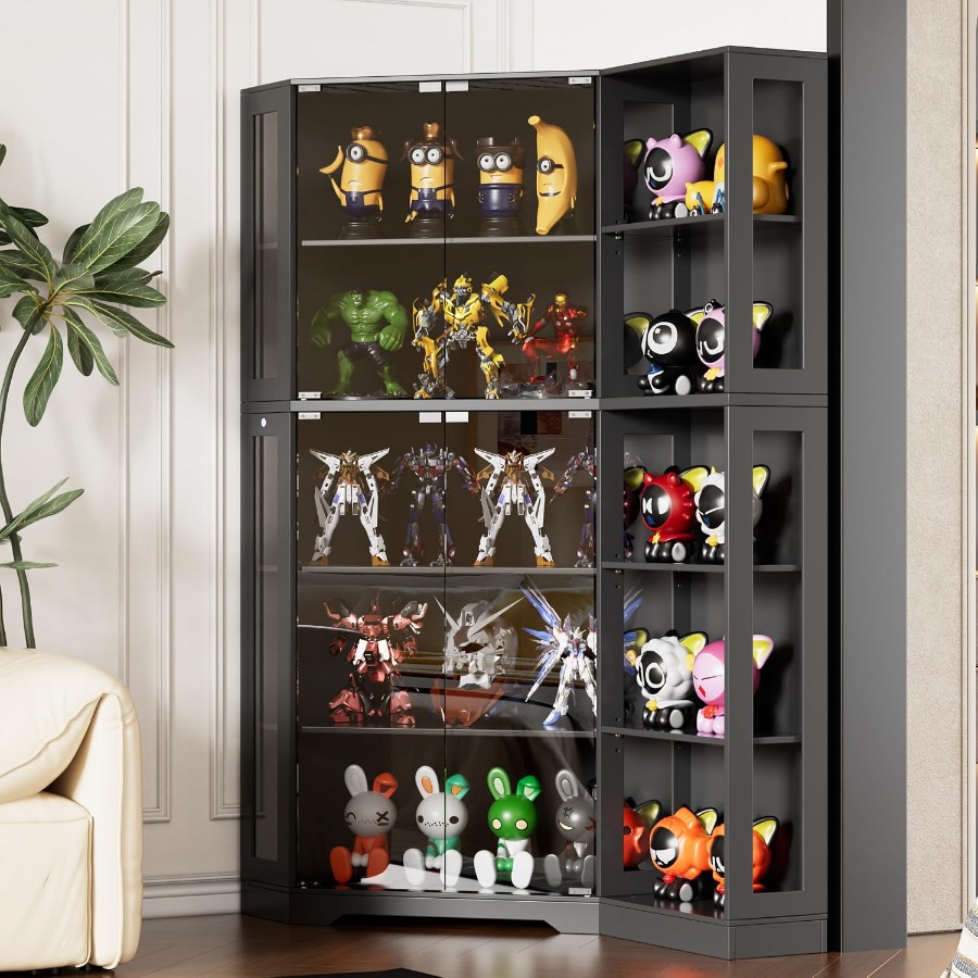 Corner display curio cabinet w - Storage & Organization review and price
