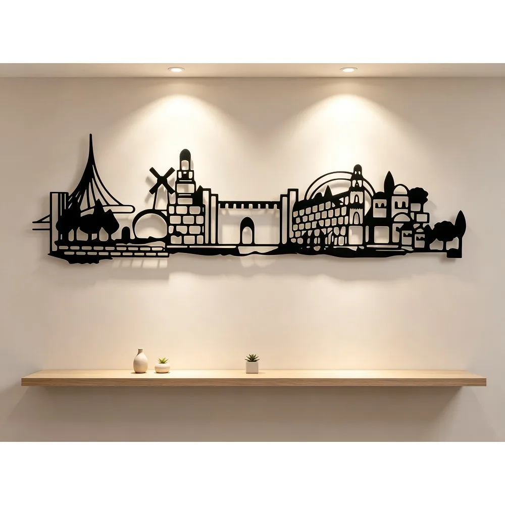 CIFBUY Iron Wall Art Jerusalem - Home Decor review and price